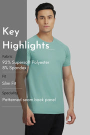 Sleek T-shirt Green by Fuaark Nz