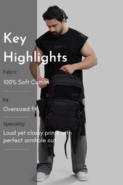 Blackout Capsleeves Tank Black by Fuaark Nz
