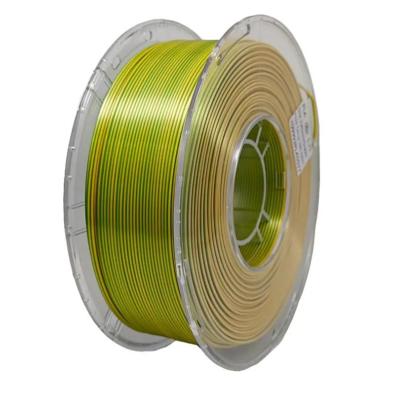 PLA 3D Printing Filament 1KG - Yellow+Green by salelink.co.nz