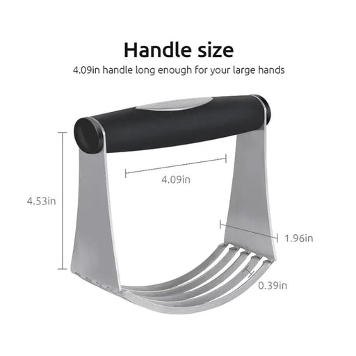 g8buynz g8buynz Dough Blender with 10cm Fixed Handle Pastry Mixer with 5 Stainless Steel Blades Dough Blender with 10cm Fixed Handle Pastry Mixer with 5 Stainless Steel Blades