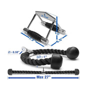 g8buynz g8buynz All Tricep Press Down Cable Machine Attachment Set LAT Pulldown Attachment All Tricep Press Down Cable Machine Attachment Set LAT Pulldown Attachment