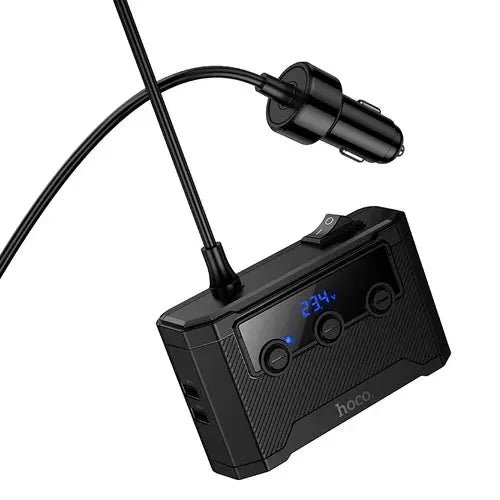 240W Car Charger Hub with 3x Sockets by BroDeals