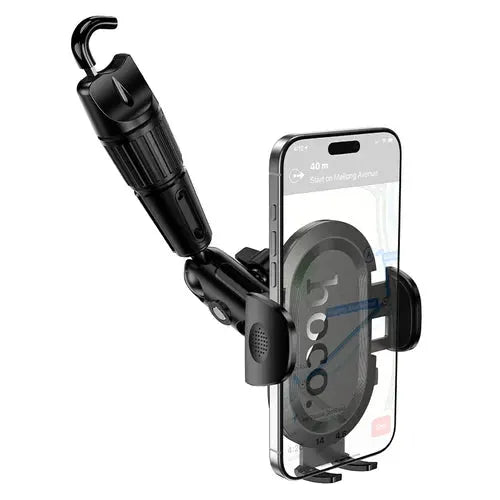 BroDeals Car Phone Holder Ultra Thin Rear View Mirror Phone Holder w/ Dual Joint Ultra Thin Rear View Mirror Phone Holder w/ Dual Joint