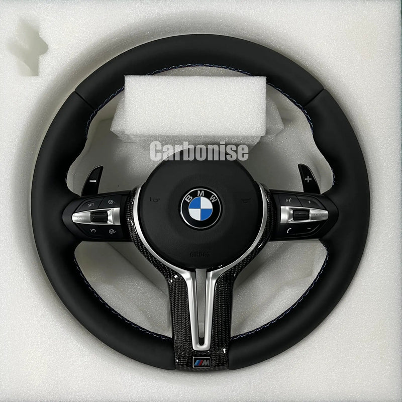 BMW Steering Wheel (Full Leather) @2 by CARBONISE