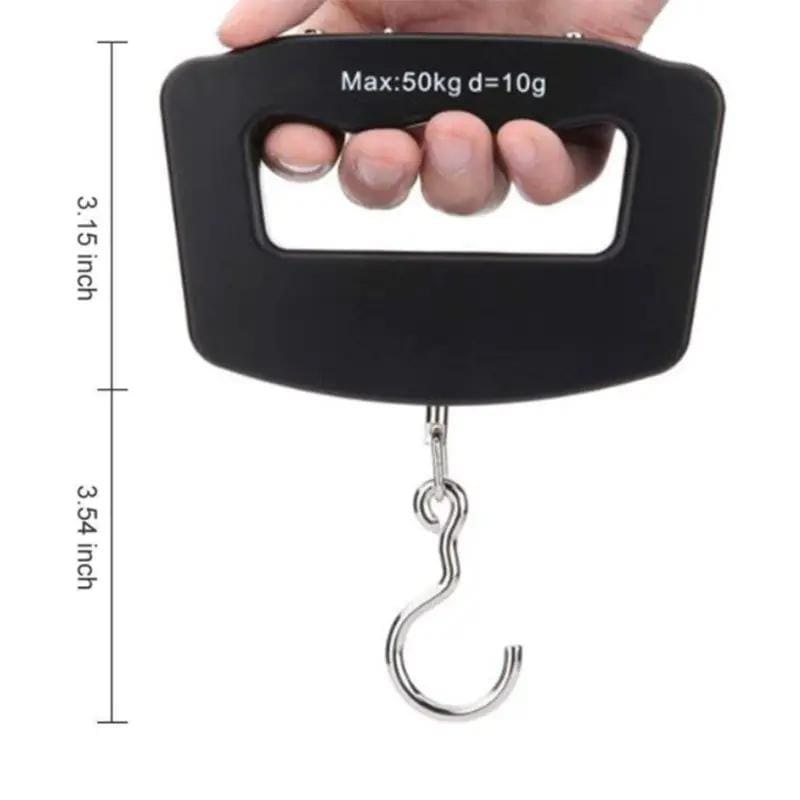 g8buynz g8buynz Portable Handheld Luggage Electronic Scale 50 kg Blue Backlight for fishing Portable Handheld Luggage Electronic Scale 50 kg Blue Backlight for fishing