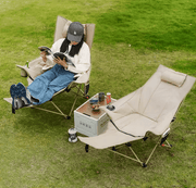 Urban Wave Premium Reclining Camping Chair with Footrest YQ1449 by ECOTREK