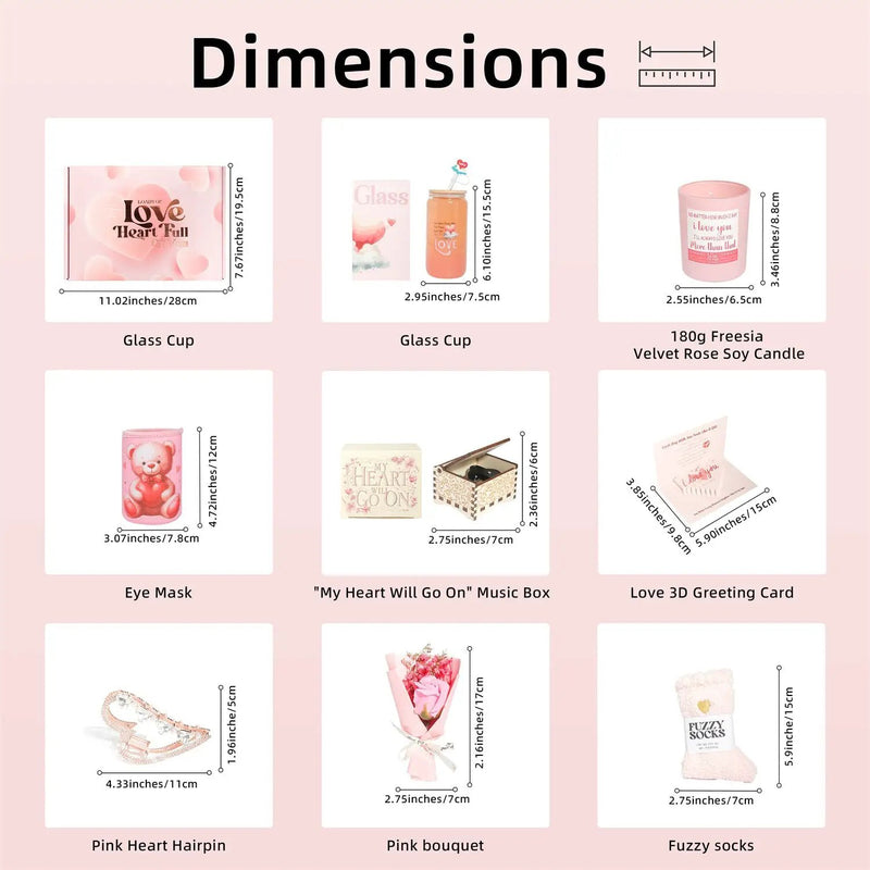 Pink Aroma Candle Bath Gift Box by Poppy Gifts