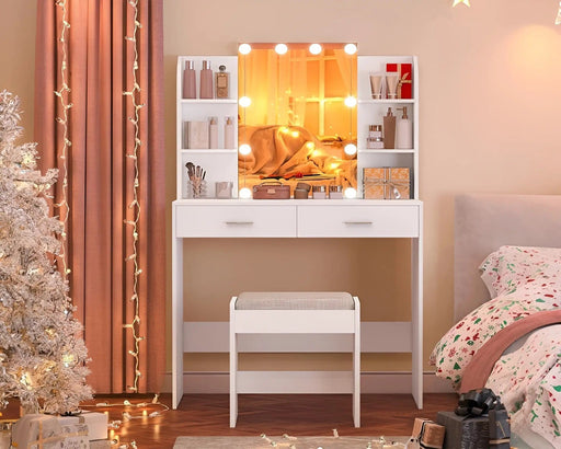 Dressing Table With Mirror by The Shopsite