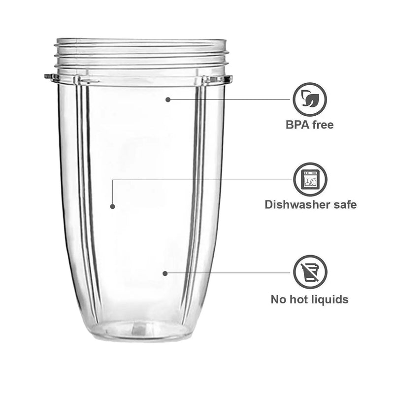 24oz Cup Replacement For NutriBullet 600 900 by salelink.co.nz