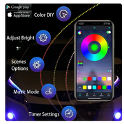 Car Soft Tube Guide Flexible LED Strip Daytime Running Light by salelink.co.nz