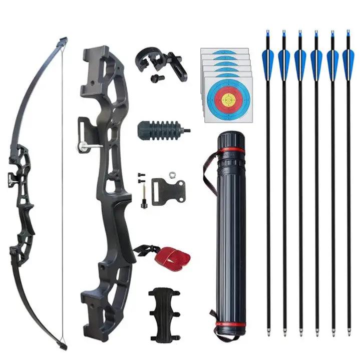 Archery Bow and Arrows Set 40lbs black by salelink.co.nz