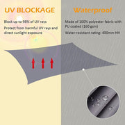 Water-resistant Shade Sail Rectangle 3x4m by salelink.co.nz