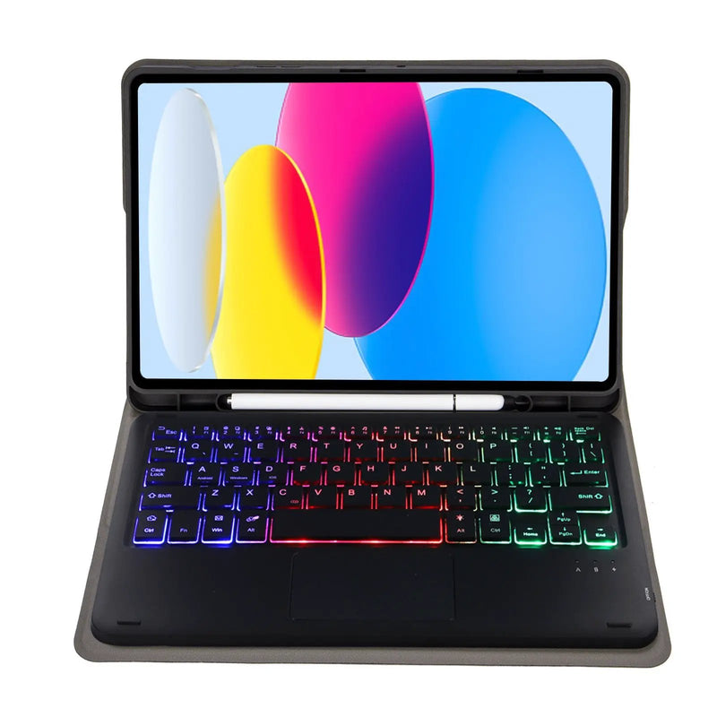 iPad 10.9" Case (10th Gen 2022), iPad 11 (A16 2025) Touchpad Keyboard Case by salelink.co.nz