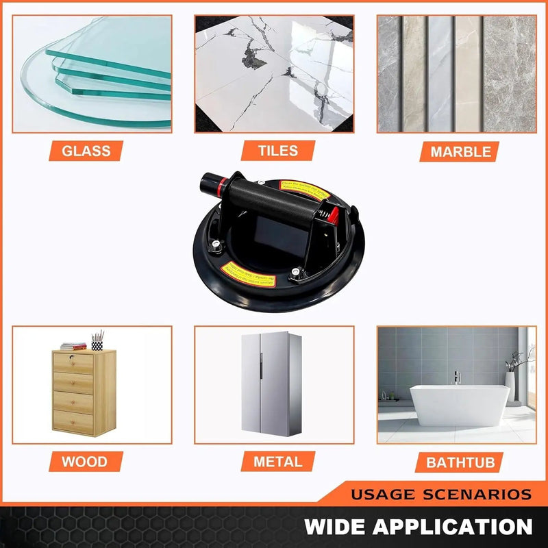 Glass Suction Cup w/ Case 160KG by salelink.co.nz