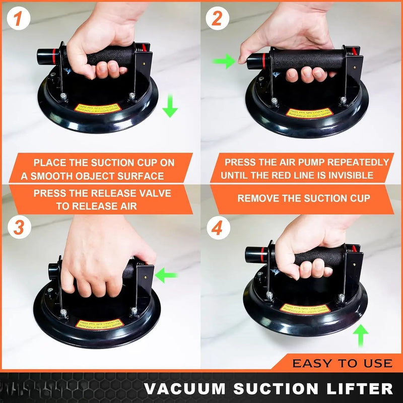 Glass Suction Cup w/ Case 160KG by salelink.co.nz