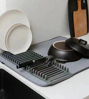 Dish Drying Rack & Mat by salelink.co.nz