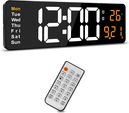 Digital Wall Clock Large by salelink.co.nz