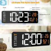 Digital Wall Clock Large by salelink.co.nz