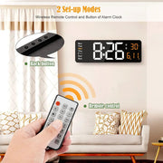 Digital Wall Clock Large by salelink.co.nz