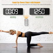 Digital Wall Clock Large by salelink.co.nz