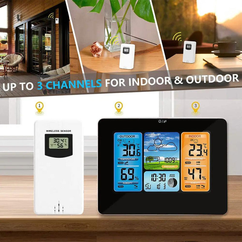 Weather Station Black by salelink.co.nz