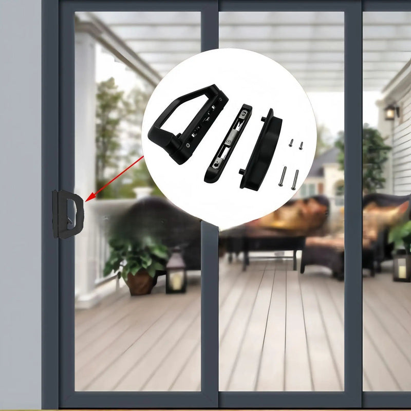 Patio Sliding Door Handle Set with Lock by salelink.co.nz