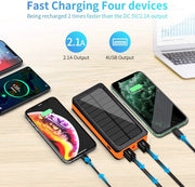 30000mAh Solar Power Bank by salelink.co.nz