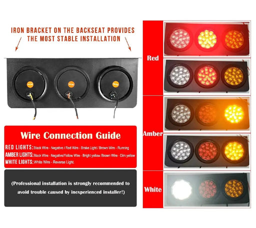 2pcs LED Trailer Lights by salelink.co.nz