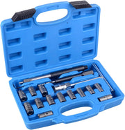 17PCS Diesel Injector Seat Cutter Cleaner Tool Set by salelink.co.nz