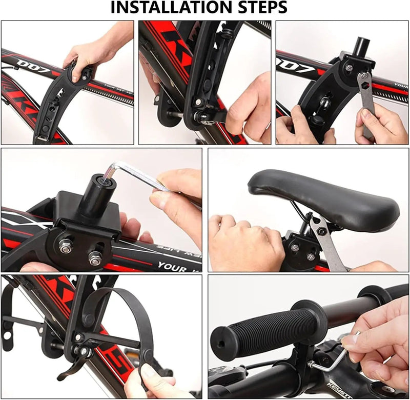 Upgraded Bike Child Seat with Handlebar by salelink.co.nz
