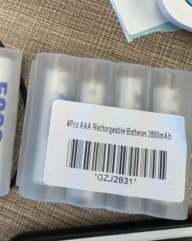 4Pcs AAA Rechargeable Batteries 2800mAh by salelink.co.nz