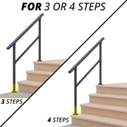 Stair Handrail 4 Steps by salelink.co.nz
