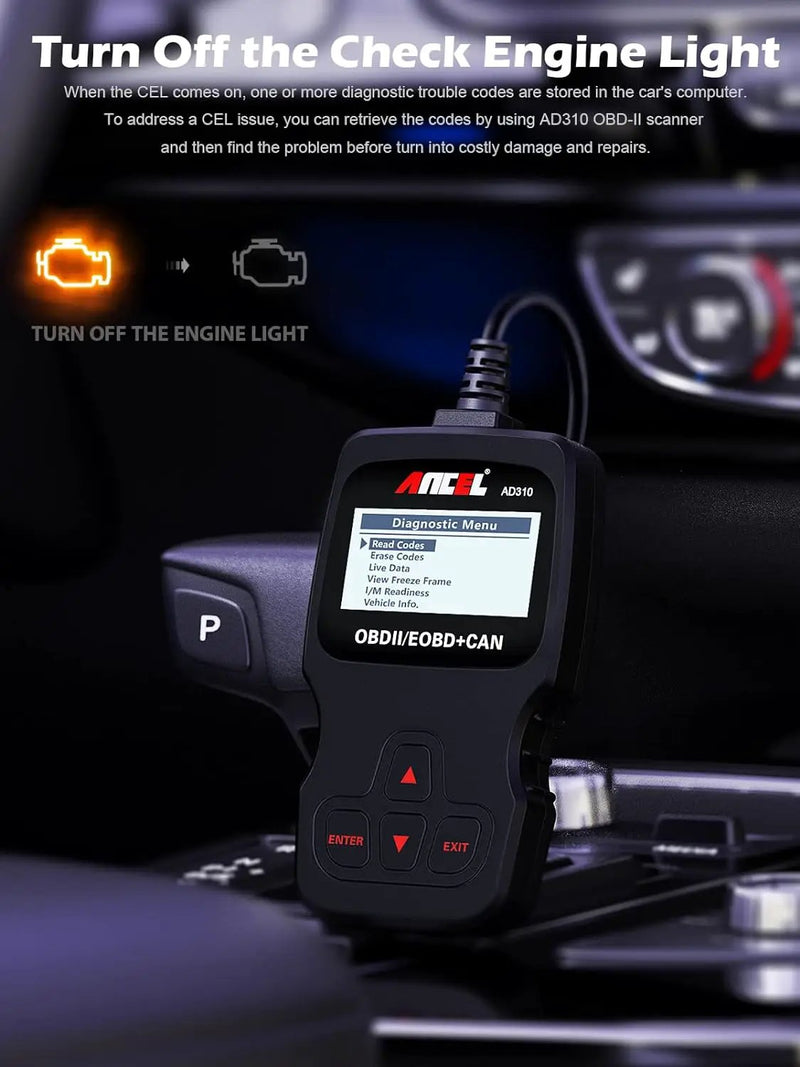 ANCEL AD310 CAN OBD II Scanner by salelink.co.nz