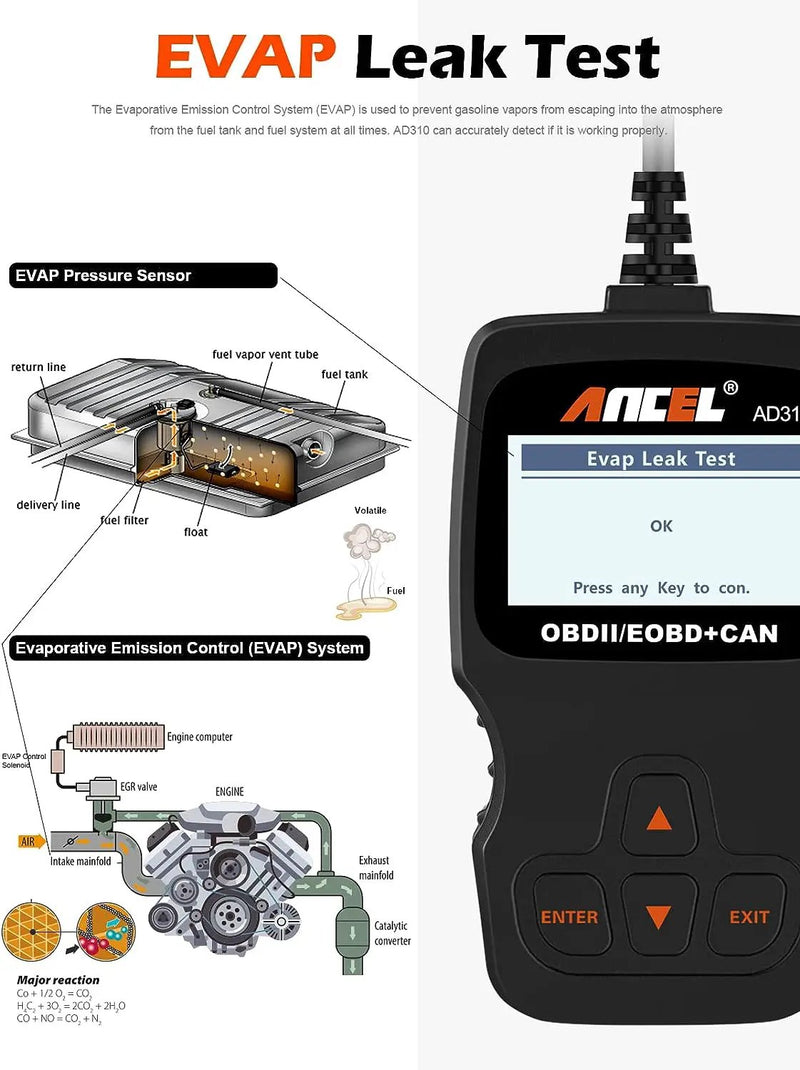 ANCEL AD310 CAN OBD II Scanner by salelink.co.nz