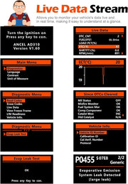 ANCEL AD310 CAN OBD II Scanner by salelink.co.nz