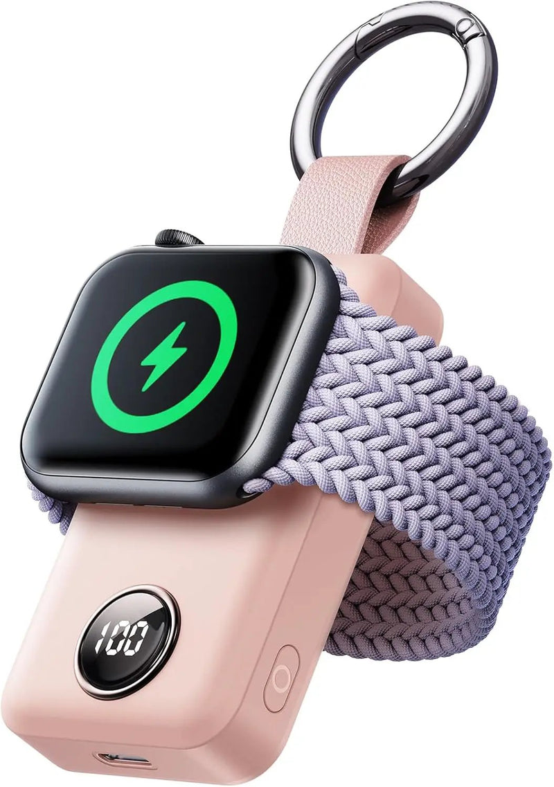 JOYROOM 2000mAh Wireless Charger For Apple Watch Pink by salelink.co.nz