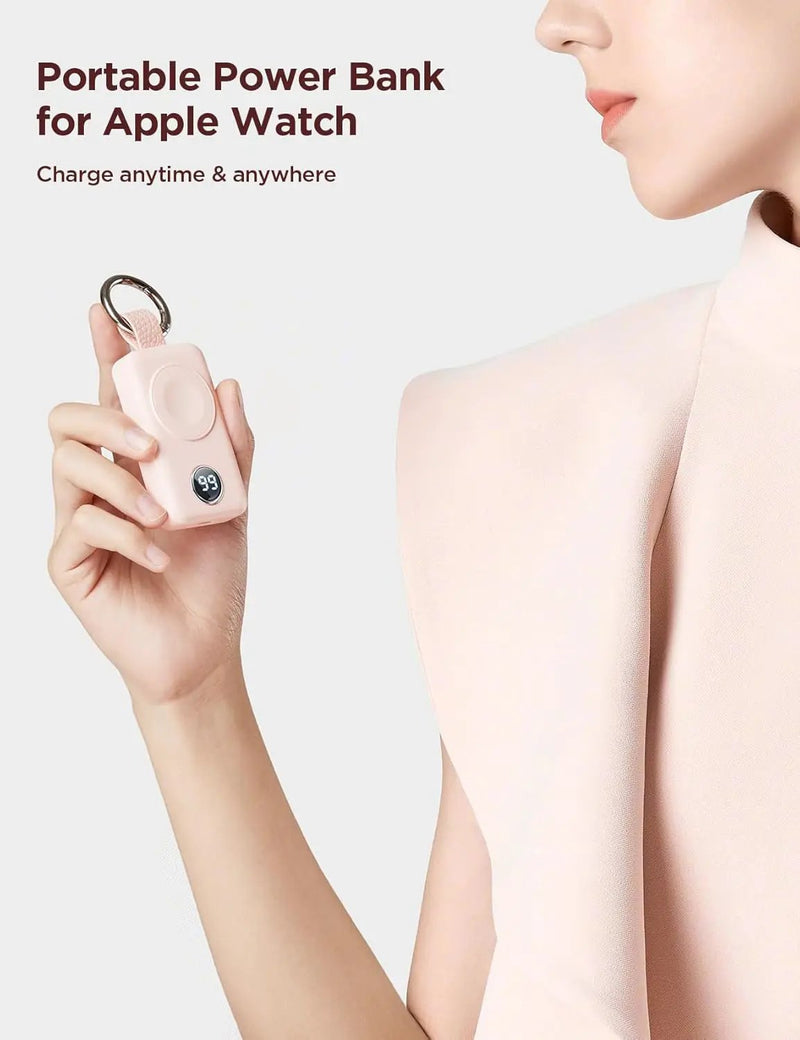 JOYROOM 2000mAh Wireless Charger For Apple Watch Pink by salelink.co.nz