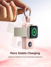 JOYROOM 2000mAh Wireless Charger For Apple Watch Pink by salelink.co.nz