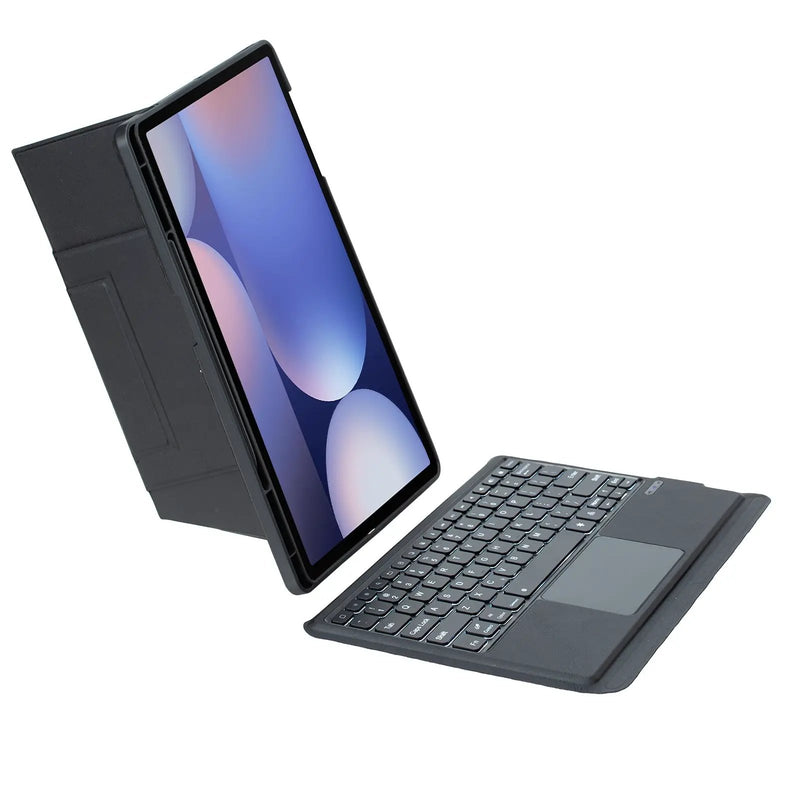 HY-810B Combo Keyboard Case With Backlight for Samsung Tab S10 Plus Black by salelink.co.nz