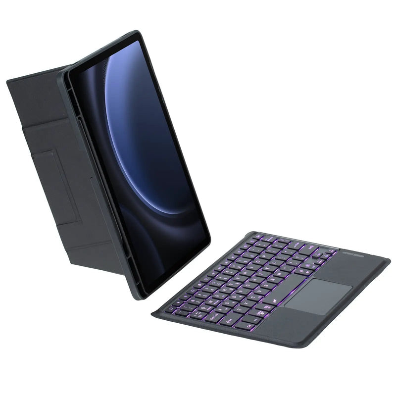 Detachable Keyboard Case for Samsung Galaxy Tab S9 11"/S9 FE 10.9" by salelink.co.nz