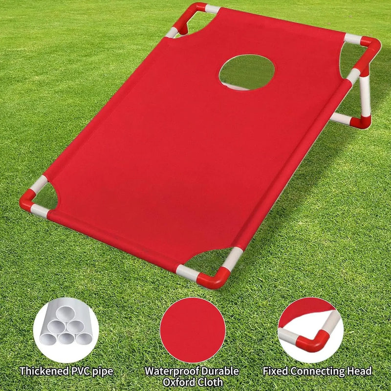 Portable Sandbag Toss Game Set Red by salelink.co.nz
