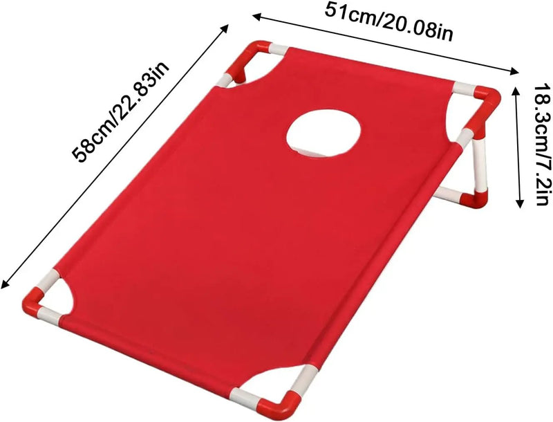 Portable Sandbag Toss Game Set Red by salelink.co.nz