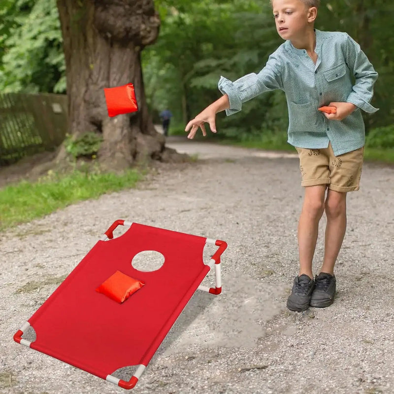 Portable Sandbag Toss Game Set Red by salelink.co.nz