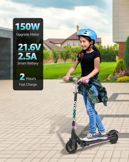Kiwi eRide Kiwi eRide Ages 6-12 Gyroor H30 Max Pink Kids Electric Scooter Ages 6-12 Gyroor H30 Max Pink Kids Electric Scooter