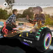 Kiwi eRide Kiwi Hoverboard Simate P6 Hoverboard Black Simate P6 Hoverboard Black