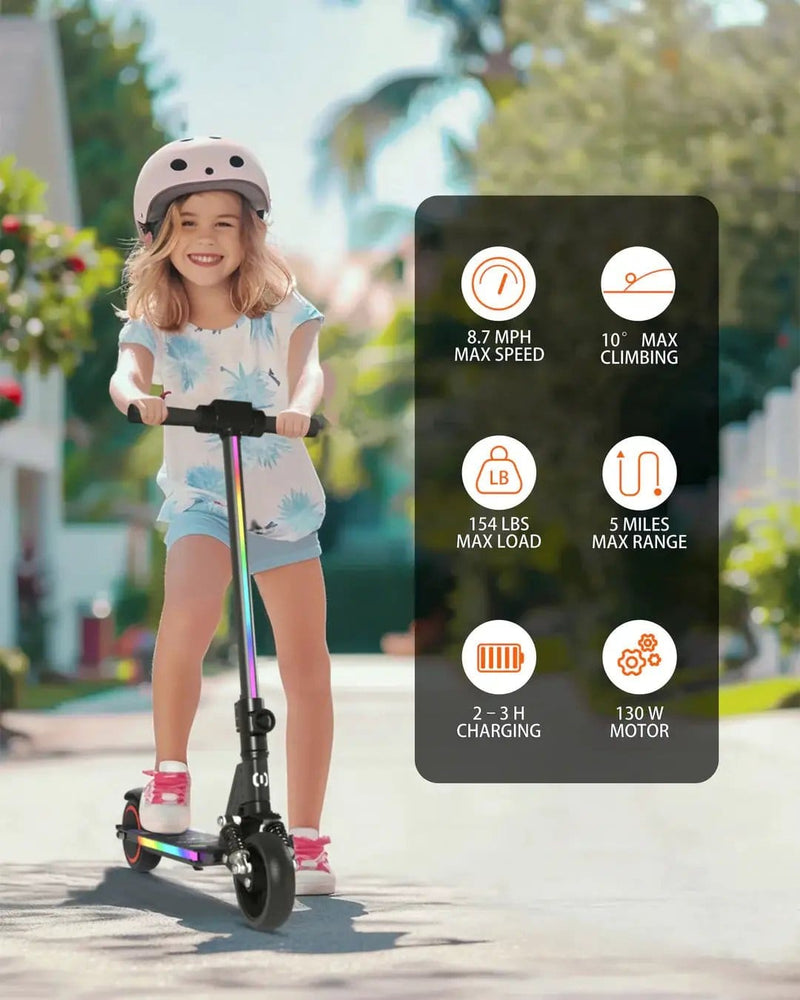 Kiwi eRide Kiwi eRide Ages 6-14 Simate S5 Kids Electric Scooter Black Ages 6-14 Simate S5 Kids Electric Scooter Black