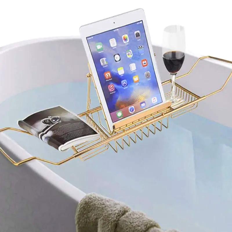 g8buynz g8buynz Stainless Steel  Bathtub Trays, Expandable Shower Bathtub Tray Over Bath Tub Gold Stainless Steel  Bathtub Trays, Expandable Shower Bathtub Tray Over Bath Tub Gold