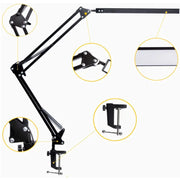 g8buynz g8buynz Swing Arm LED Desk Lamp with Clamp 3 Color Modes 10 Brightness Levels Black Swing Arm LED Desk Lamp with Clamp 3 Color Modes 10 Brightness Levels Black