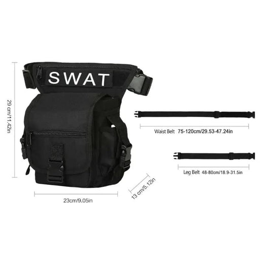 g8buynz g8buynz Men's Drop Leg Pouch Tools Bags Tactical Leg Bag Black Men's Drop Leg Pouch Tools Bags Tactical Leg Bag Black