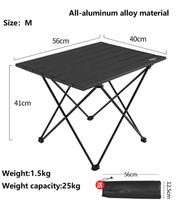 Ecotrek Aluminum Alloy Roll-Up Camping Table - PRI10116 by ECOTREK